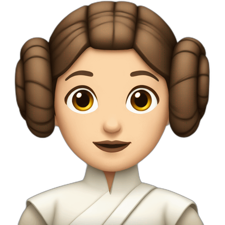 Princess Leia emoji