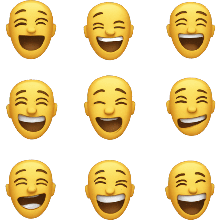 emoji holding in laugh emoji