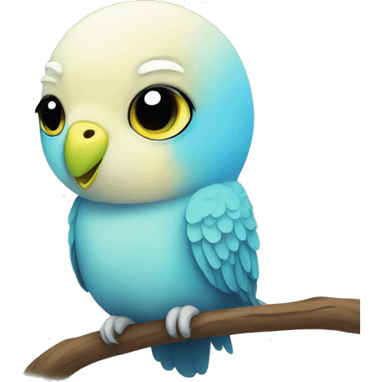 cute budgie emoji