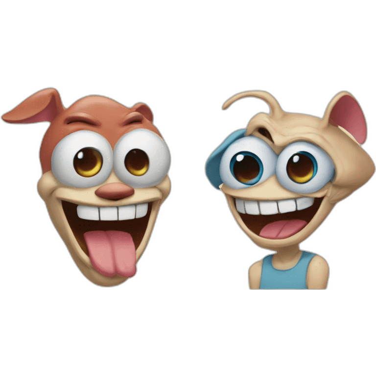 Ren and stimpy emoji