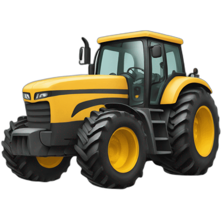 Tractor trabajando emoji