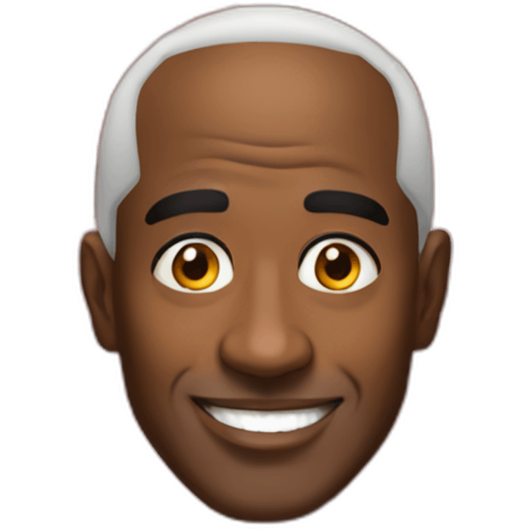 Ainsley Harriott hiding in some meat emoji