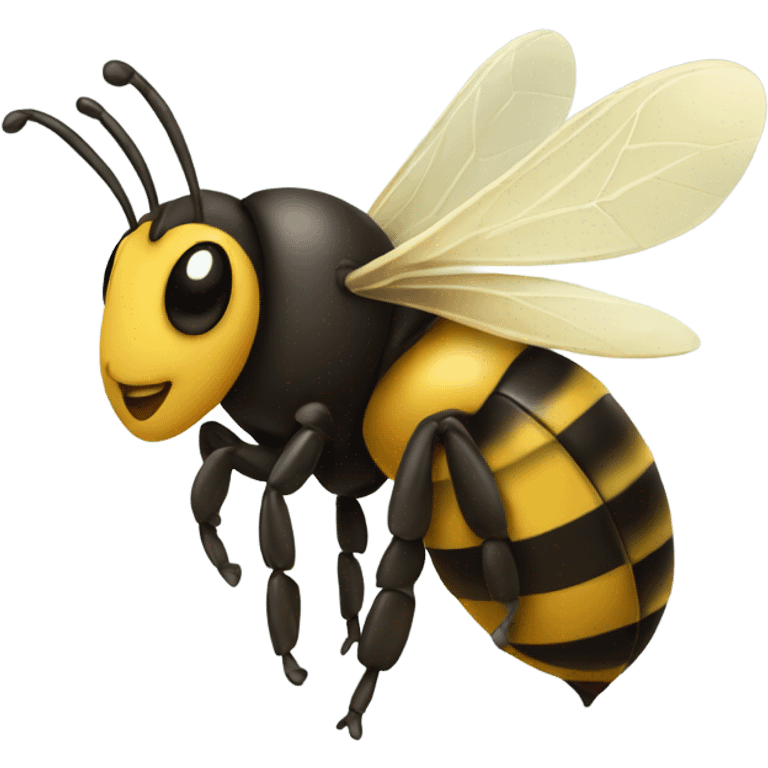 Bee that is female emoji