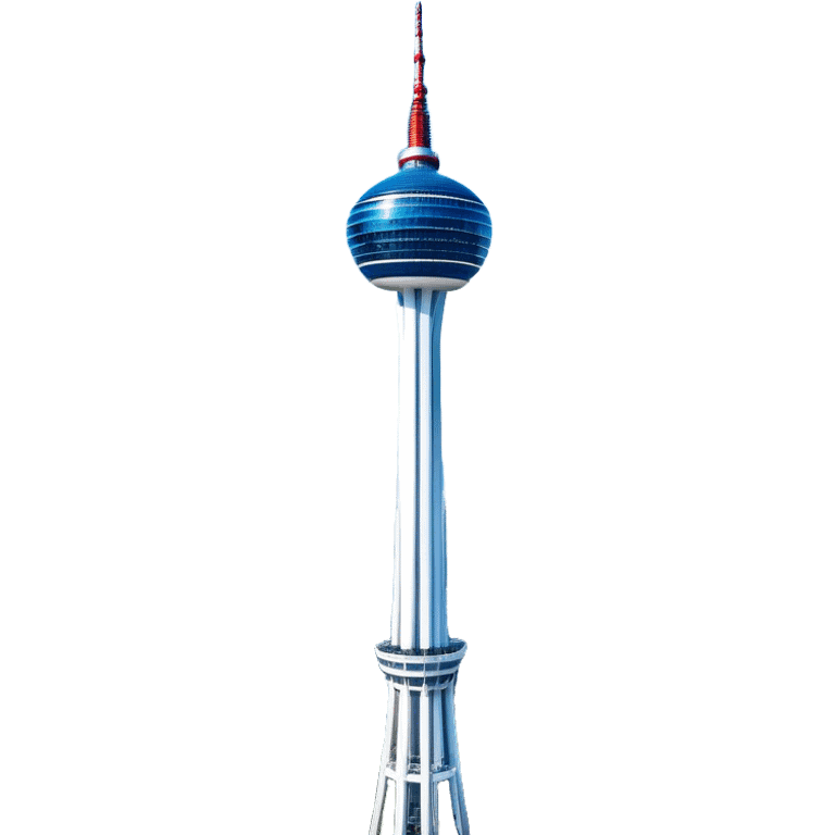 ​Cinematic Realistic N Seoul Tower, depicted in brilliant daylight as a slender, single-column tower rising from a modern cityscape, crowned by a sleek cylindrical observation deck offering panoramic views over Seoul, with crisp glass and steel surfaces reflecting clear blue skies and subtle architectural details that capture its futuristic elegance, emoji