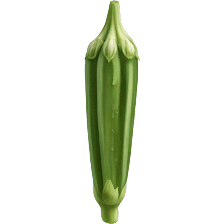 Okra vegetable emoji