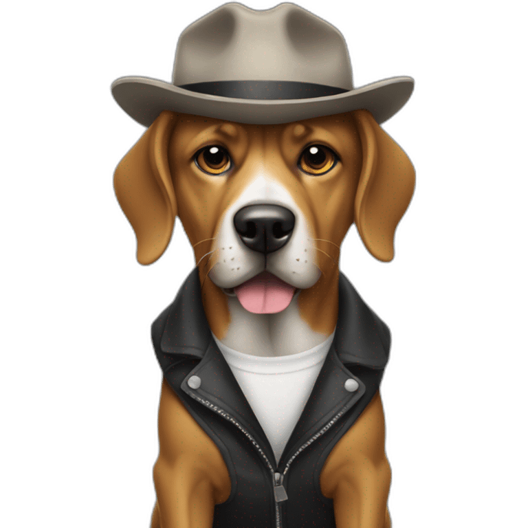 gangster dog emoji