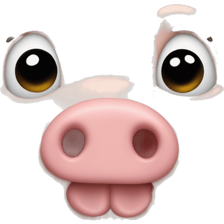 pig nose emoji