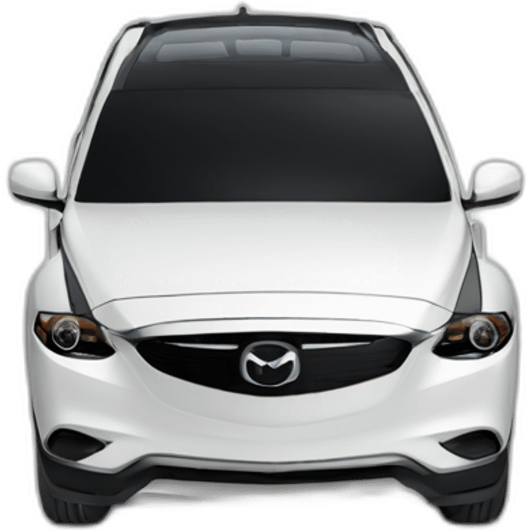 Mazda cx9 white emoji