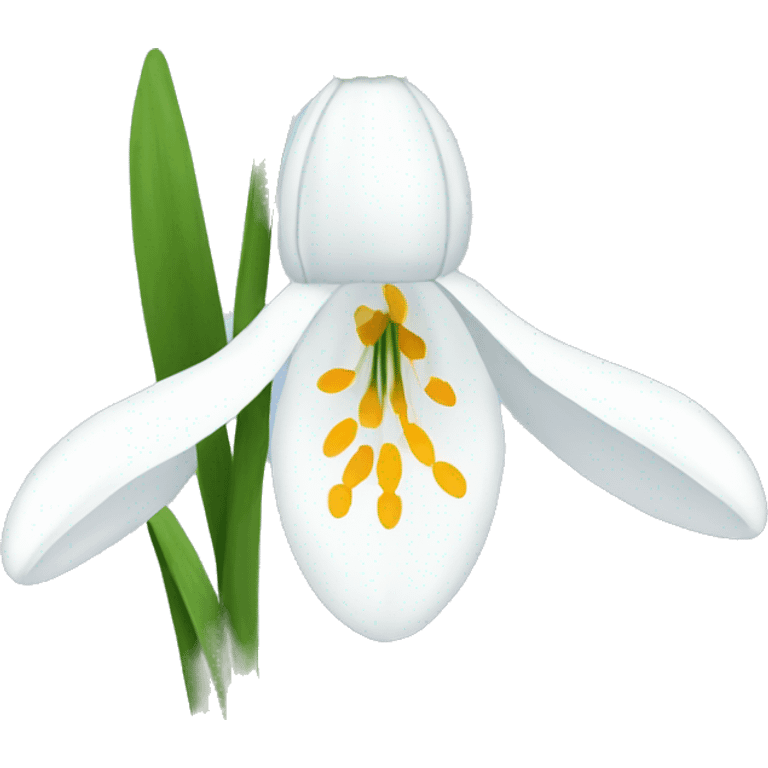 snowdrop emoji