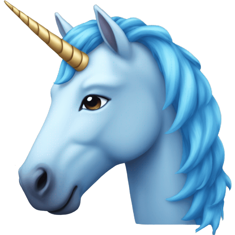 blue unicorn emoji