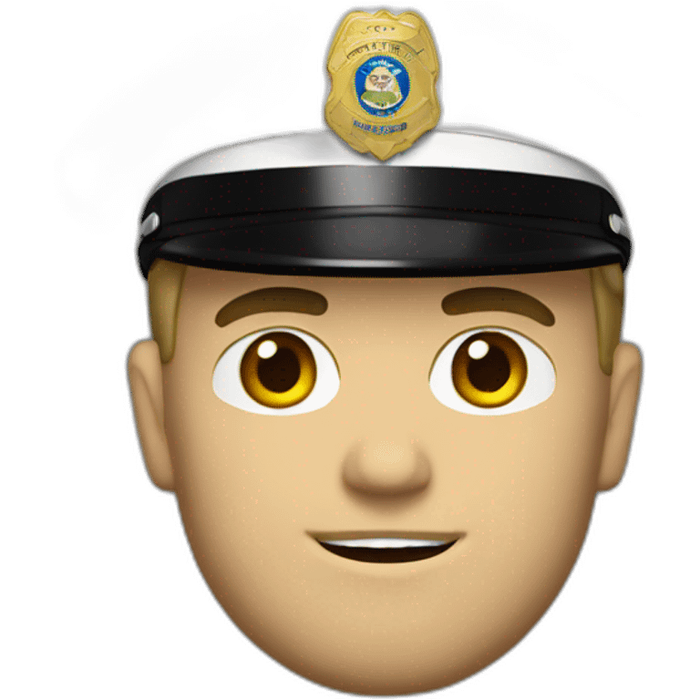 Washington state trooper white man emoji