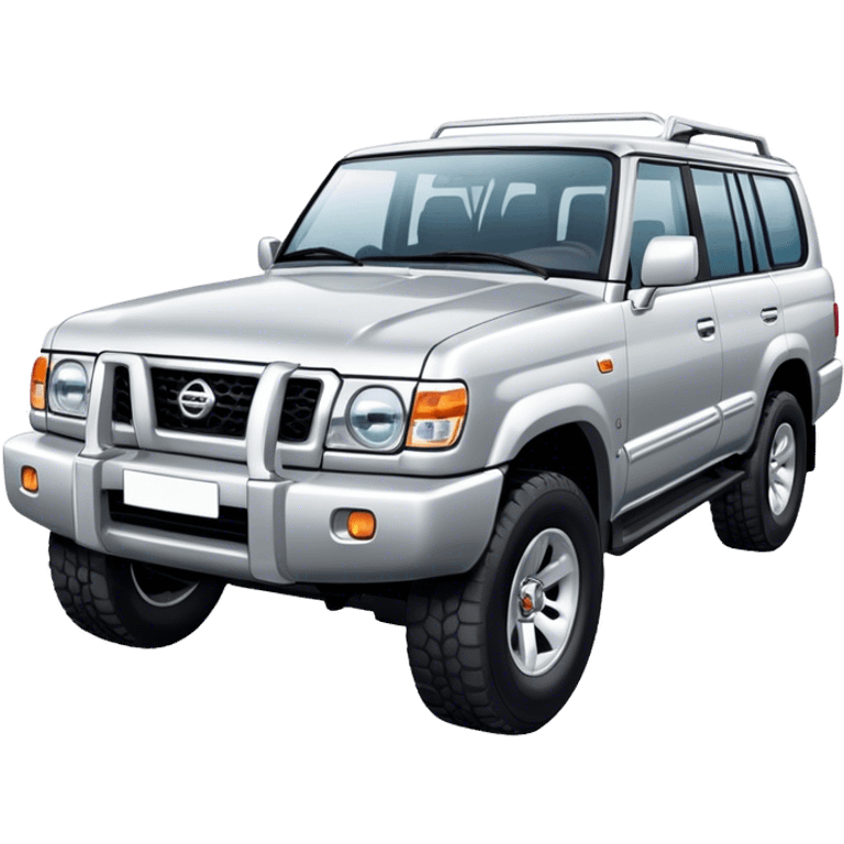 Nissan Patrol - Nissan (Model Year: 2022) (Iconic colour: Silver) emoji