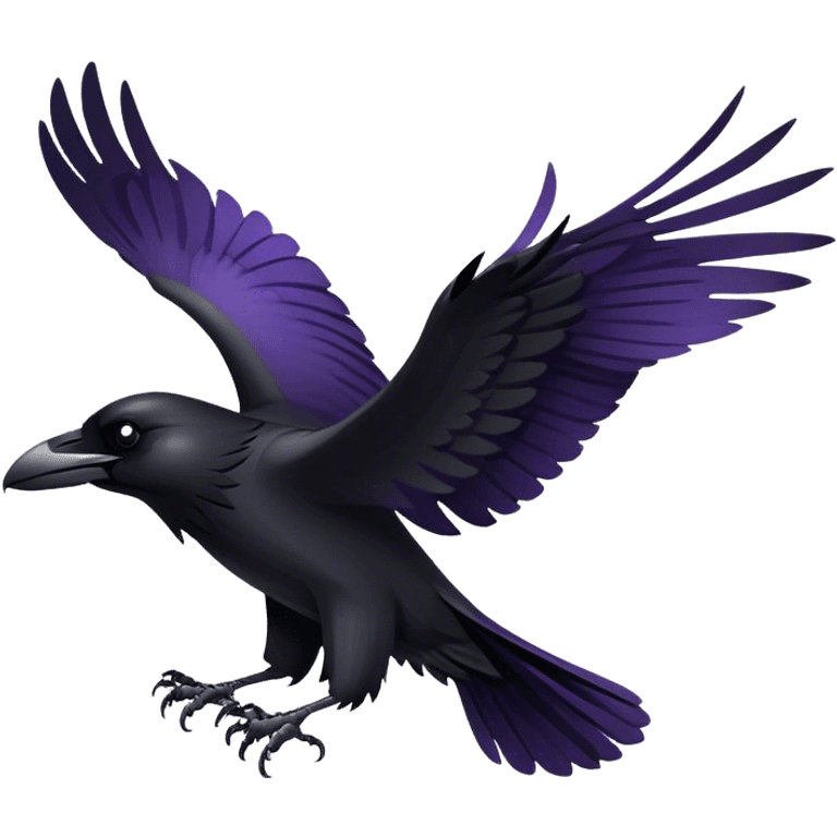 Two Ravens Flying emoji