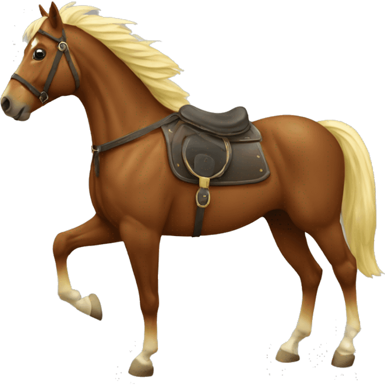 Horse, an integral part of Cossack culture representing speed and freedom. emoji