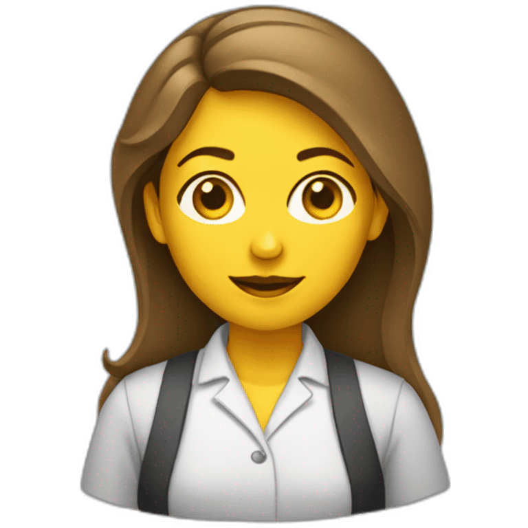 mujer informática emoji