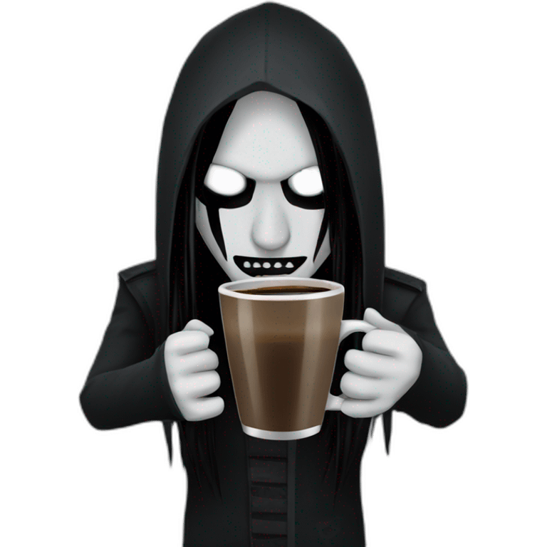 Joey jordison drinking coffee emoji