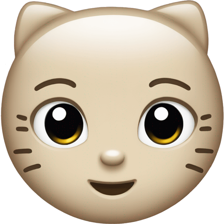 hello kitty face emoji