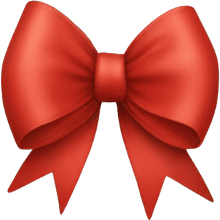 Red Christmas bow emoji