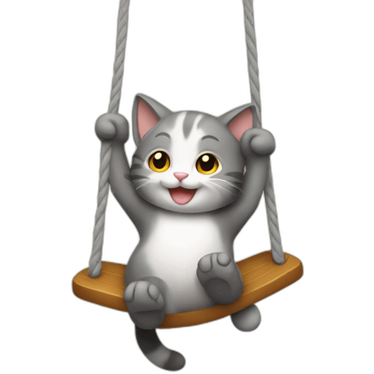 swinging cat emoji