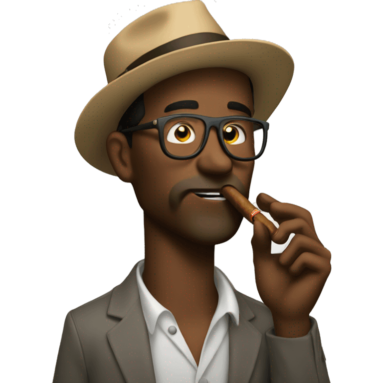 Me smoking cigar emoji