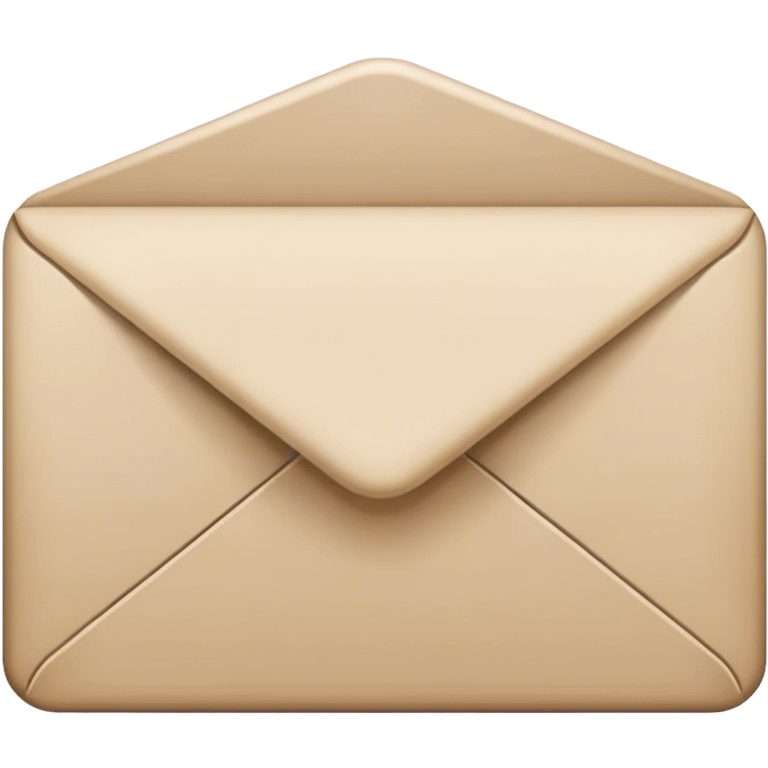 Beige mail icon emoji