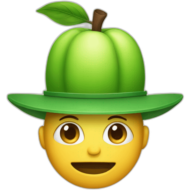 farmer apple head emoji