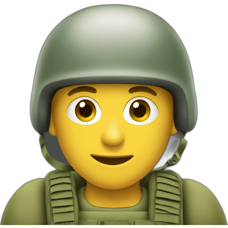 military parachutist emoji