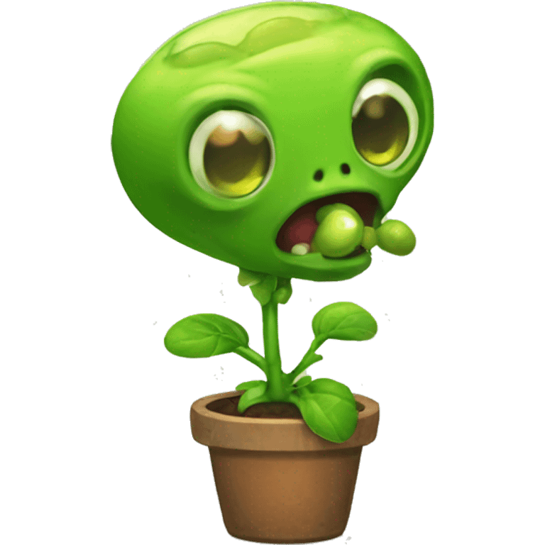 peashooter plants vs zombies emoji