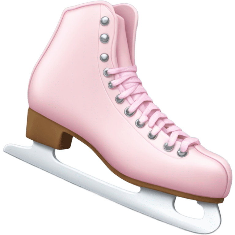 pastel pink ice skates emoji