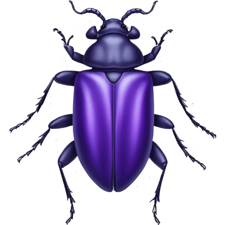 purple beetle emoji