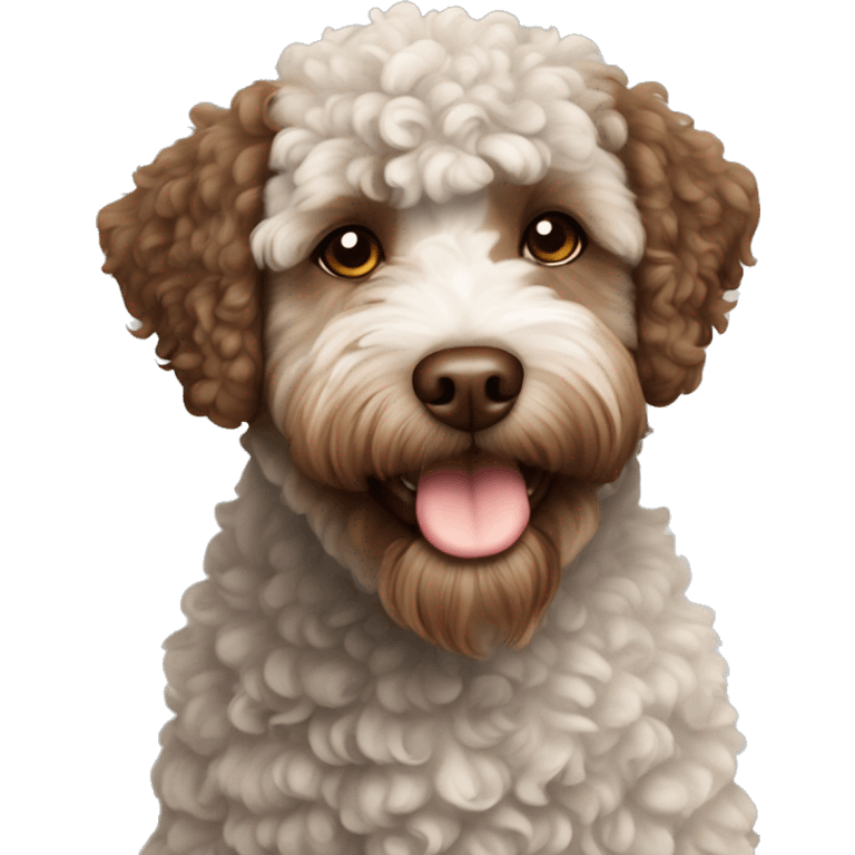 Lagotto Brown Dog emoji