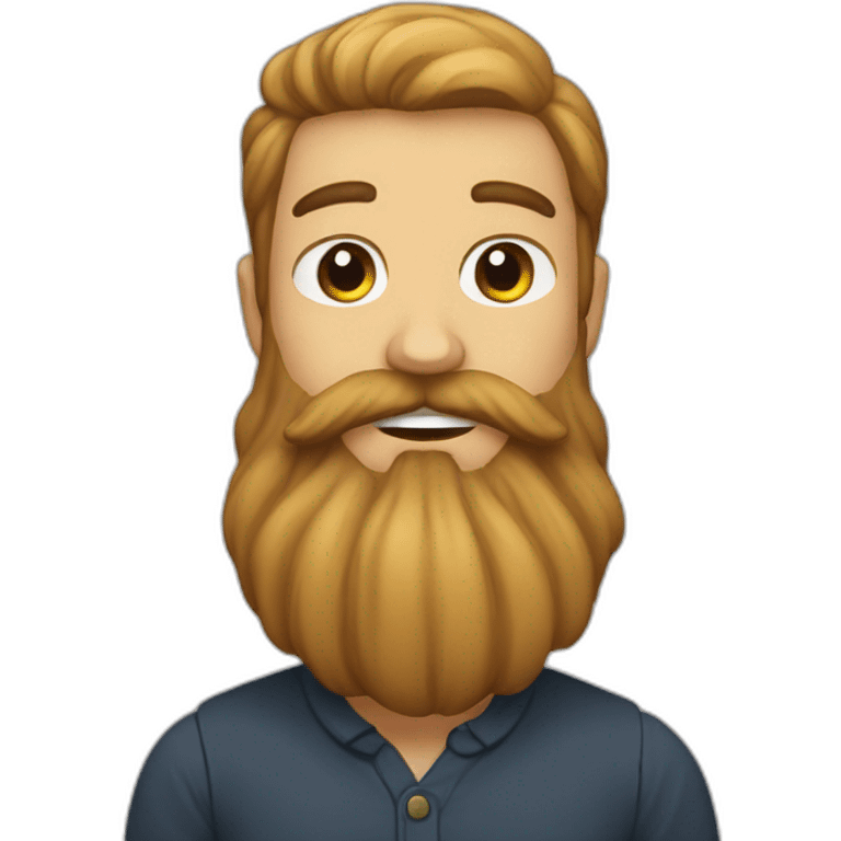 Homme barbu emoji