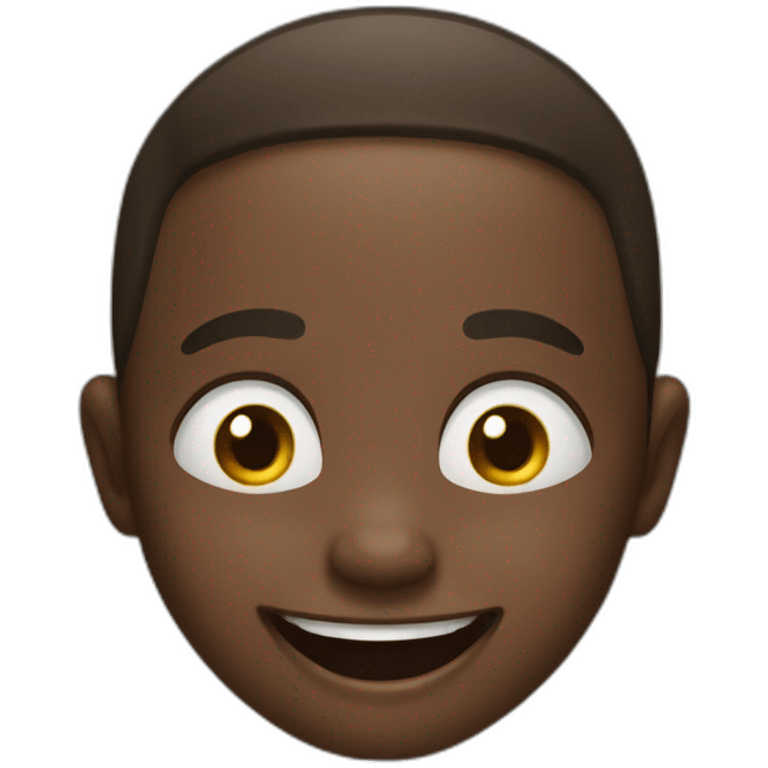 african boy laughing emoji