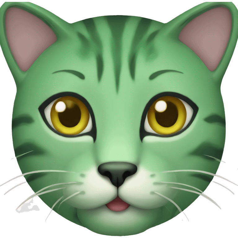 green cat emoji