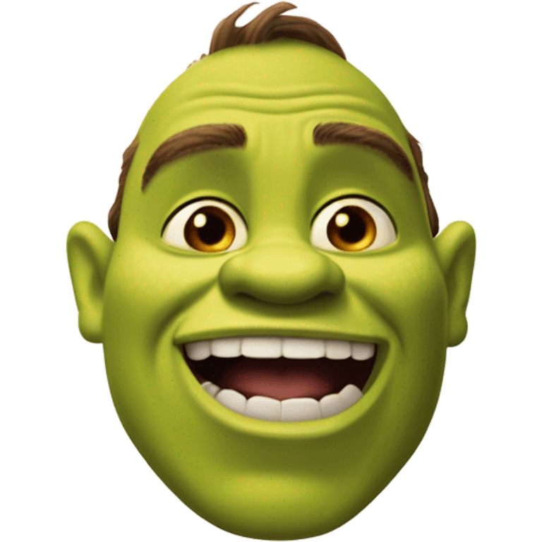 Mewing sherk emoji