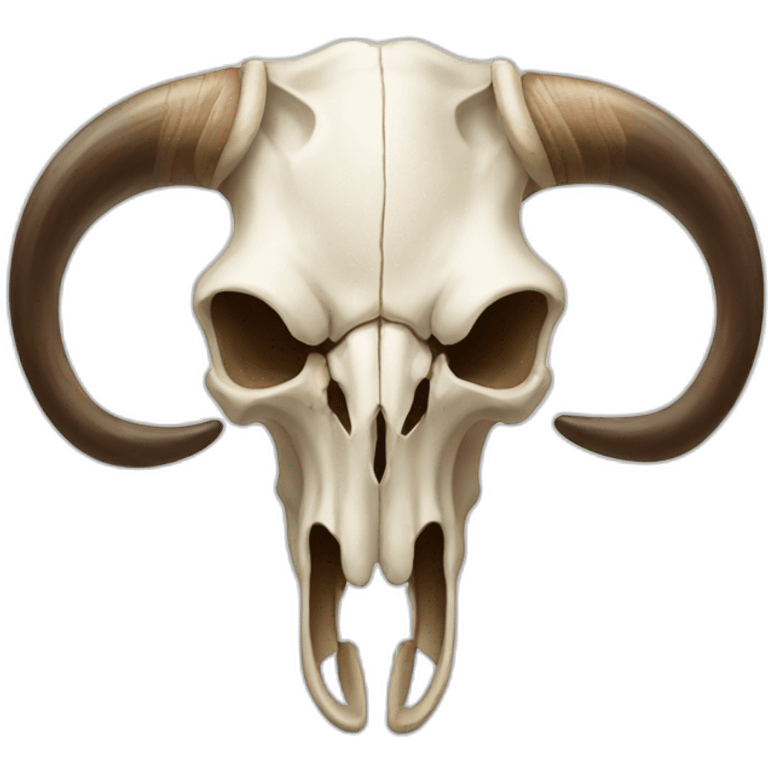 longhorn skull emoji