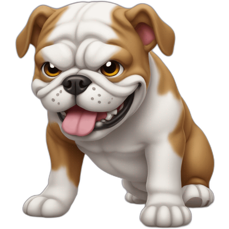 Bulldog furioso emoji