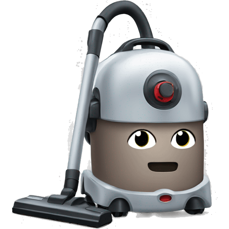 Vacuum cleaner with brain emoji