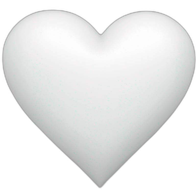 white heart emoji