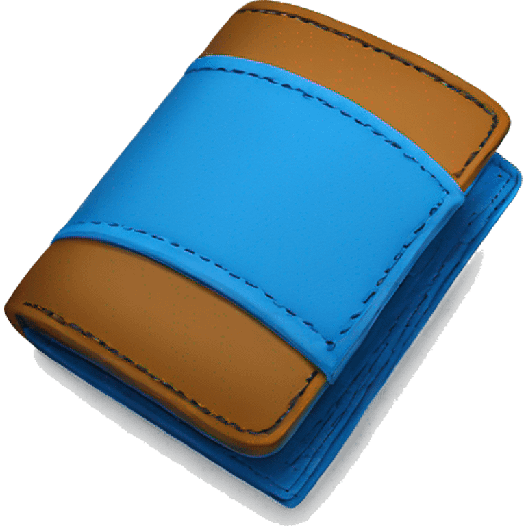 blue wallet made by shirts  emoji