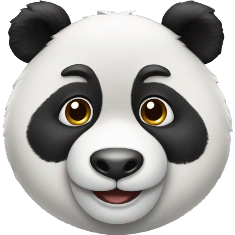 happy animal panda emoji