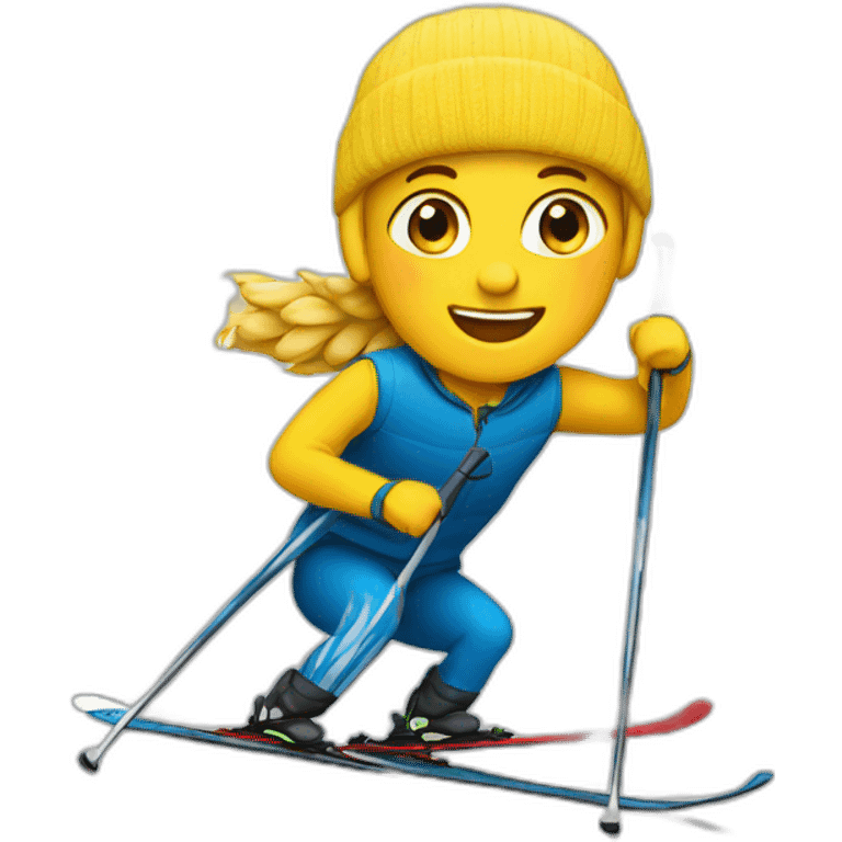 Nordic skier emoji