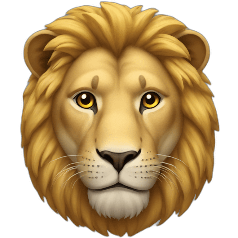 lion thinking emoji