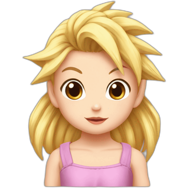 Bébé Pan la petite fille de goku emoji