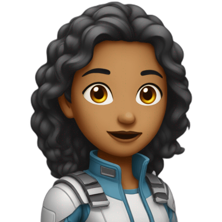 Space indiangirl emoji