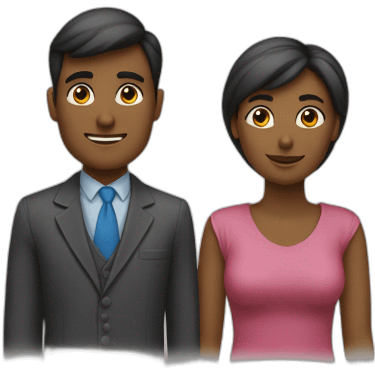 Un 69 entre un homme et une femme emoji