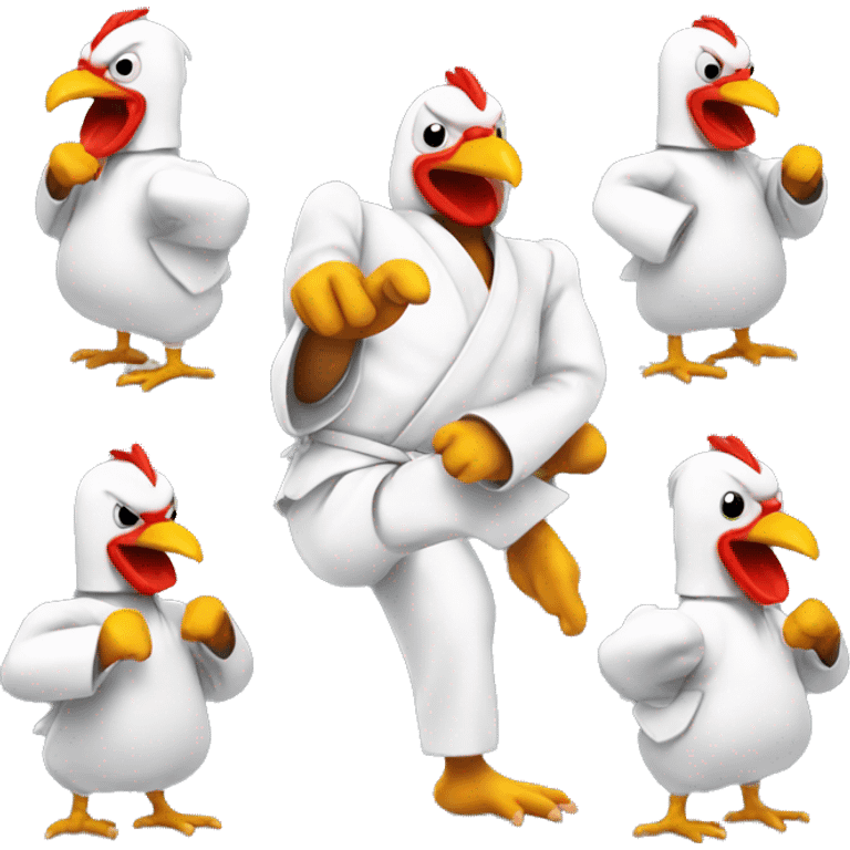 karate  chicken emoji