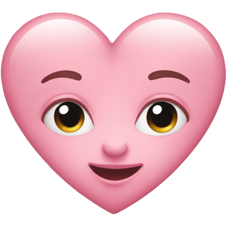 baby pink love heart emoji