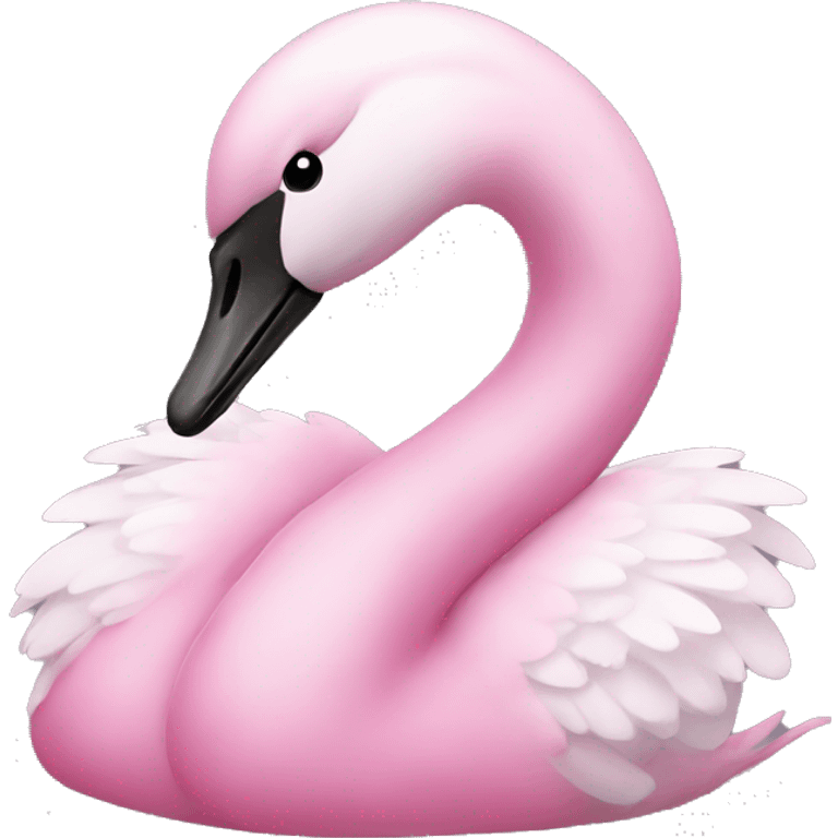 pink swan emoji