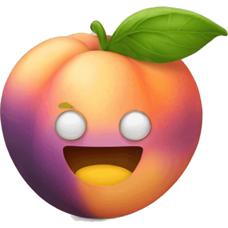 Peach eggplant  emoji